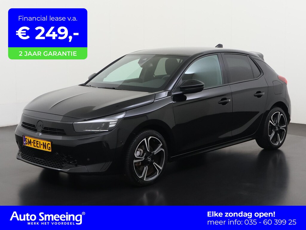 Opel Corsa 1.2 Turbo Hybrid GS | Camera | Carplay | Navi | Keyless | Blind Spot | 17" | Zondag Open!