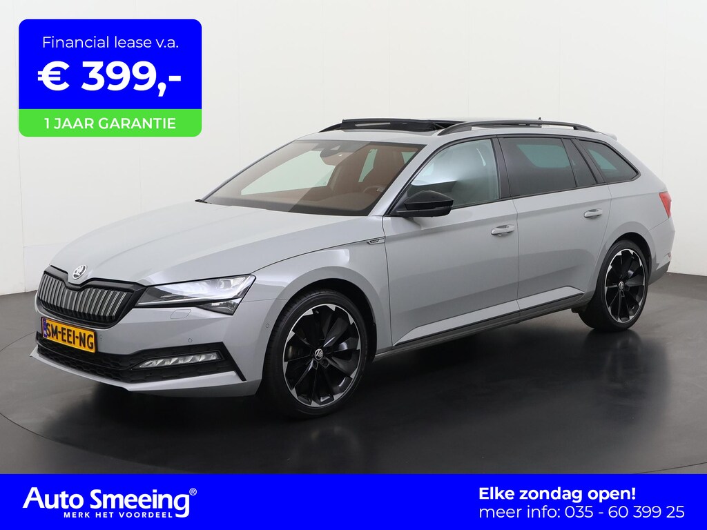 Skoda Superb Combi 1.4 TSI iV Sportline | Panoramadak | Trekhaak | 360 Camera | 19" Supernova | Zondag Open!