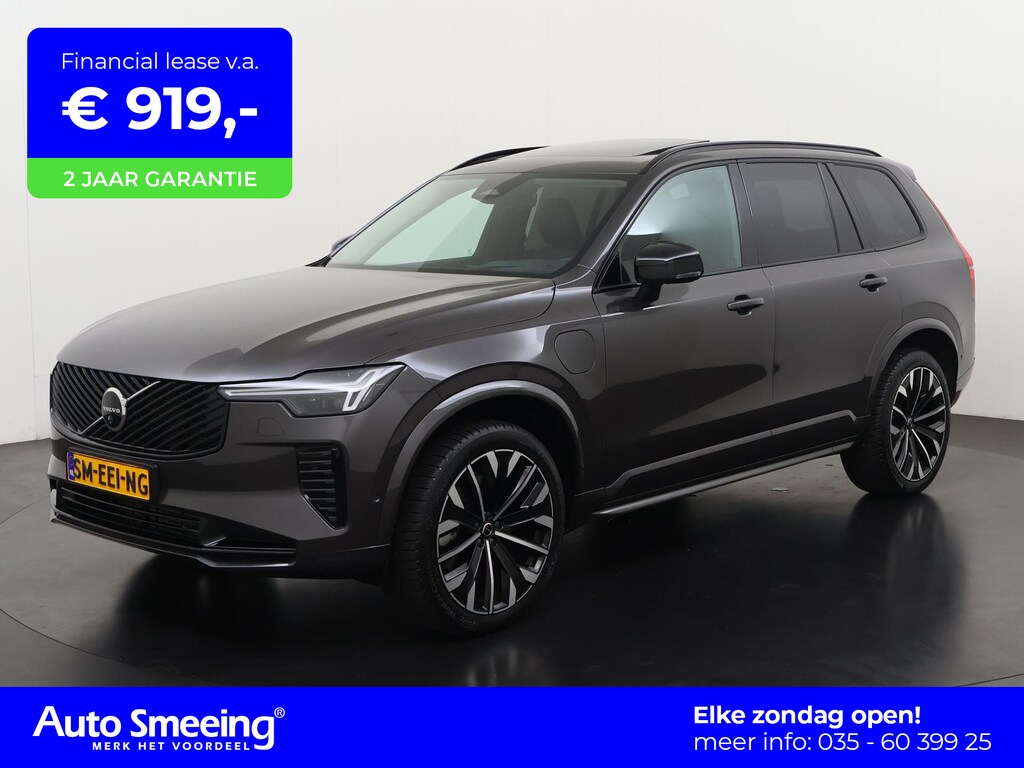 Volvo XC90 T8 Recharge AWD Ultra Dark 7p. | Facelift | Stoelmassage/ventilatie | Nappa leder | Pano | 360 Cam | HUD | Zondag Open!