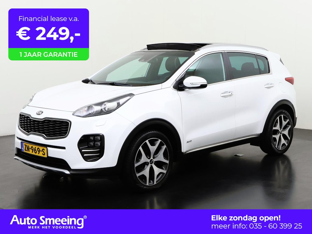 Kia Sportage 1.6 T-GDI 4WD GT-Line PlusLine | Panoramadak | Stoelverwarming | JBL | Zondag Open!