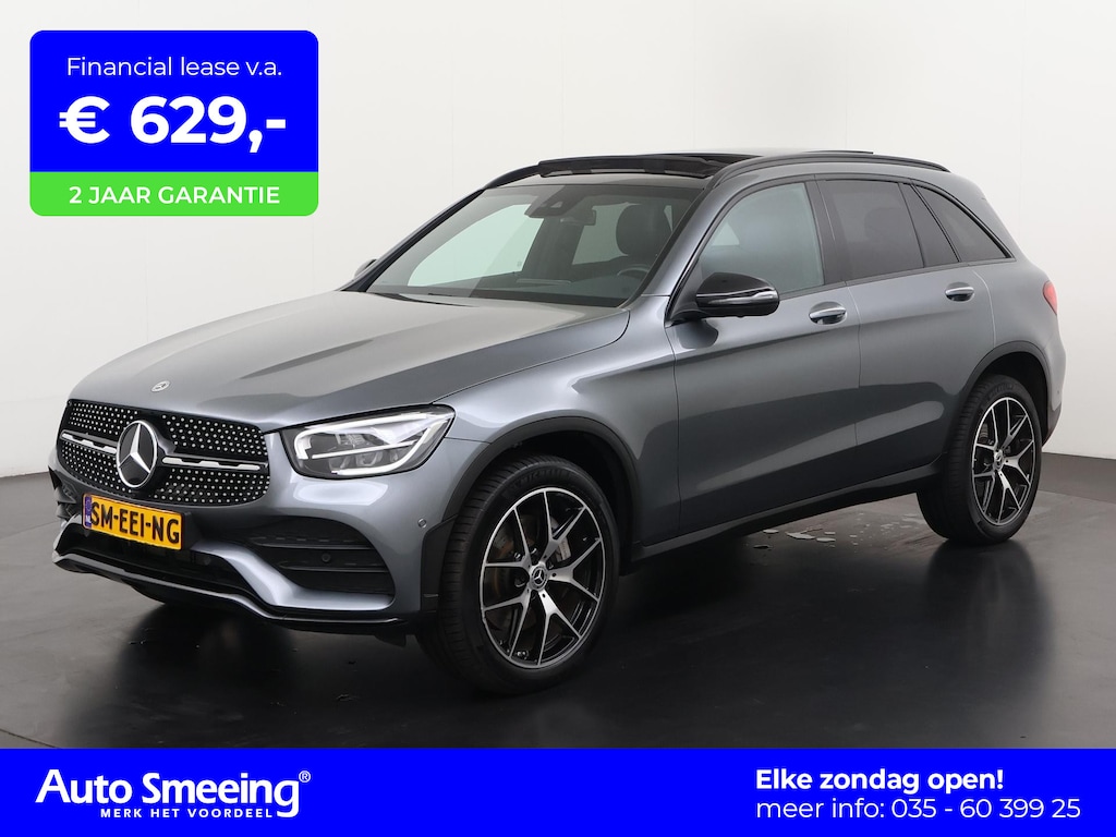 Mercedes-Benz GLC 300e 4MATIC AMG Night | Panoramadak | 360 Camera | Stoelverwarming | Zondag Open!