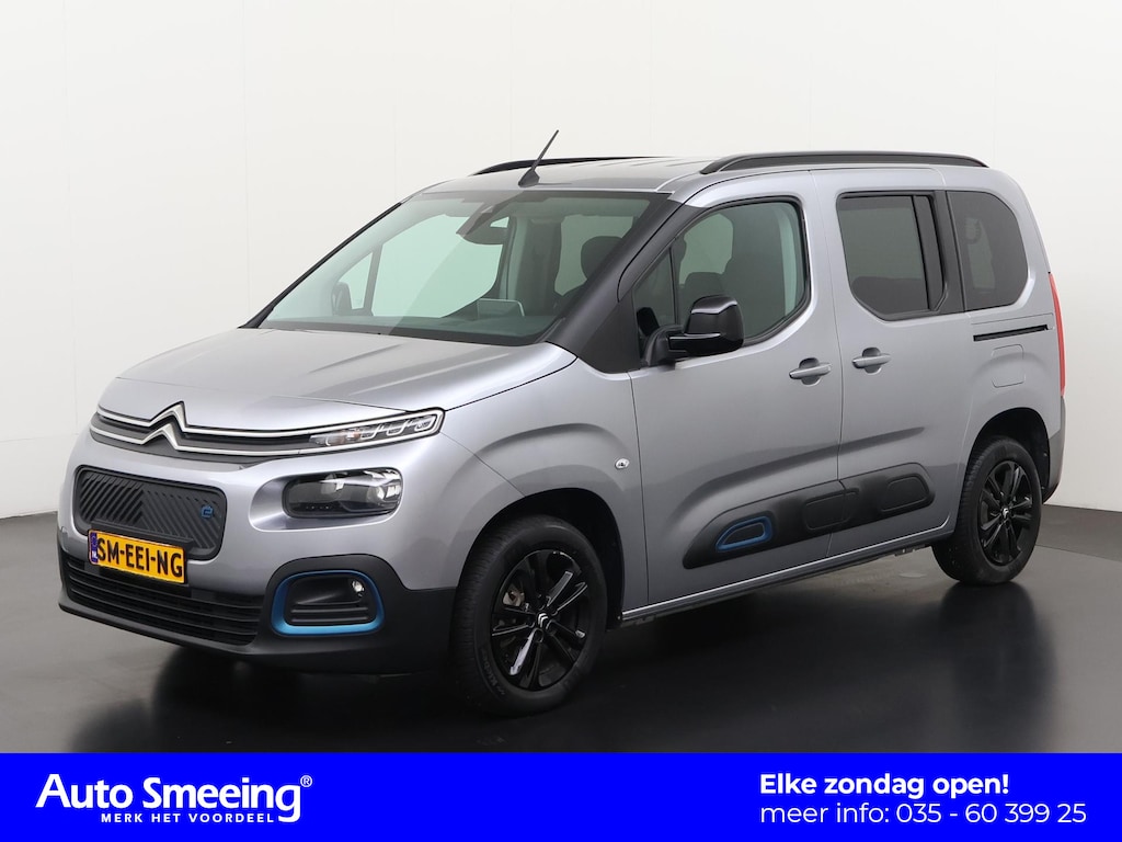 Citroën E-Berlingo Shine 50kWh | SOH 100% | 7 Persoons | Digital Cockpit | 1 Fase | Zondag Open!
