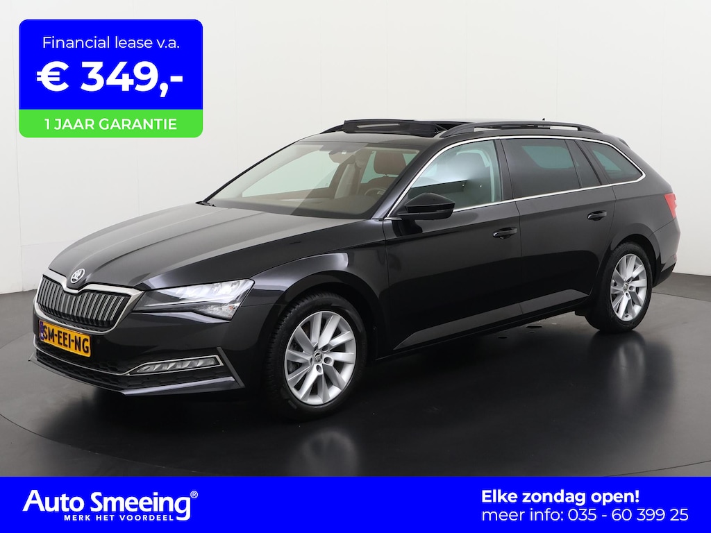 Skoda Superb Combi 1.4 TSI iV Business Plus | Panoramadak | Trekhaak | Memory stoel | Zondag Open!