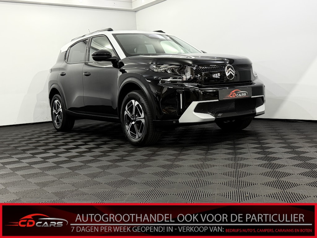 Citroën C3 Aircross 1.2 Hybrid 145pk Max Camera, Navi, Apple carplay, Rijstrook correctie, Cruise control adaptief, Lichtmetalen velgen