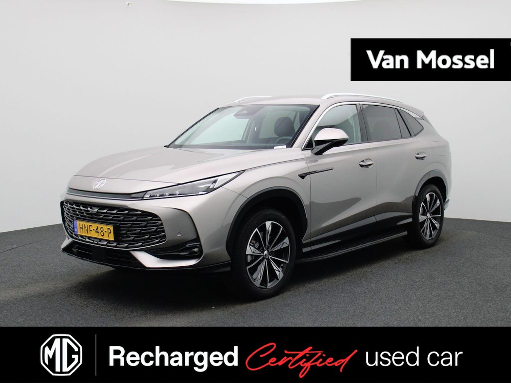 MG MG HS 1.5 PHEV Aut. Luxury | 7 jaar fabrieksgarantie | 1e-Eig. | 100km Elektrisch | Navi | CarPlay | 360 Camera | Stoelverwarming | Led Koplampen |