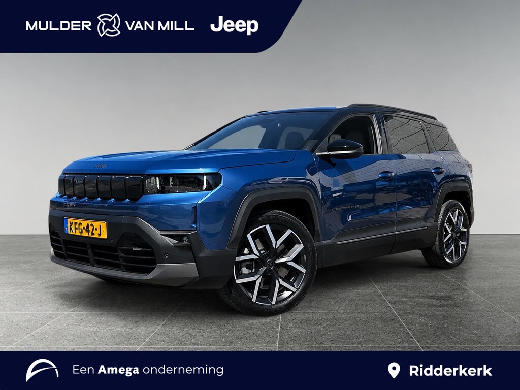 Jeep Compass First Edition EV 74kWh 210pk | TWO-TONE! | 180° CAMERA | STOELVERW. | APPLE CARPLAY / ANDROID AUTO | ADAPTIVE CRUISE | ISOFIX |