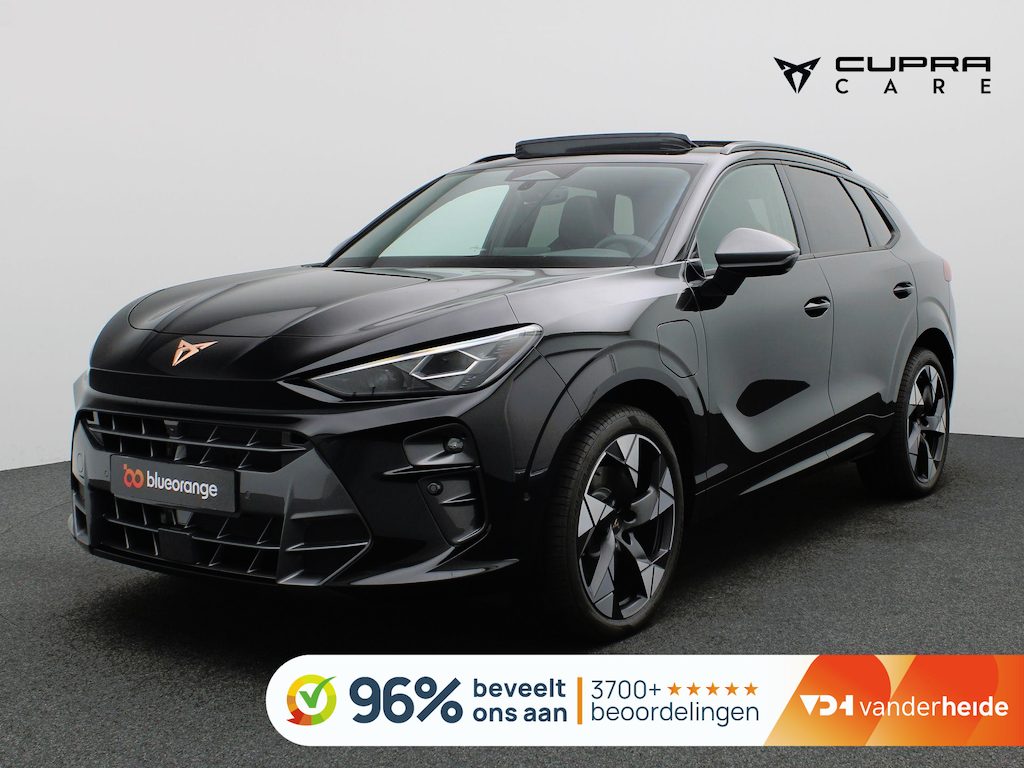 CUPRA Terramar 1.5 TSI e-Hybrid VZ Performance 272PK DSG Pano-schuif dak, Matrix LED koplampen, Trekhaak, Sennheiser audio, Adaptive Cruise met Travel Assist, Side Assist, Keyless, Stuur-stoelverwarming, Alarm, 20' LM Velgen, 360gr. Camera