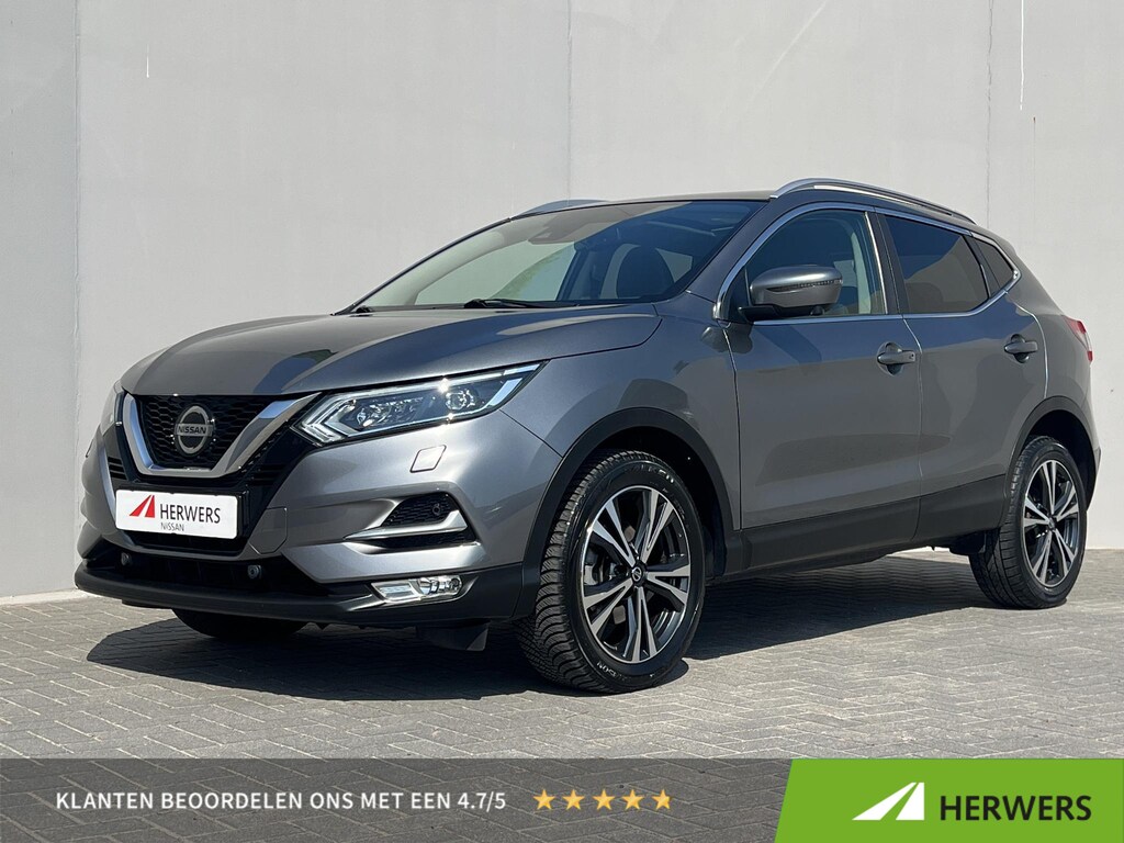 Nissan Qashqai 1.3 DIG-T N-Connecta / Dealer onderhouden / Panorama dak / 1.500 kg trekgewicht / Navigatie / Camera 360° / Apple Carplay Android / Stoelverwarming / 18" LM wielen & All Season banden /
