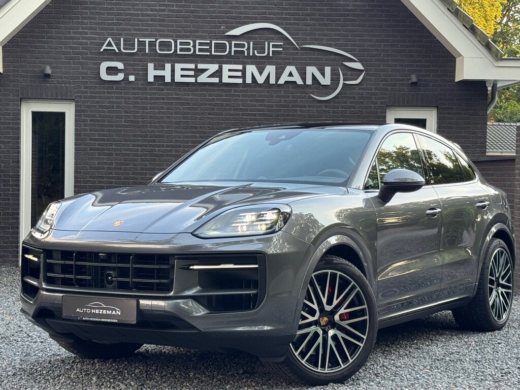 Porsche Cayenne Coupé 3.0 S E-Hybrid 520PK 1ST Owner SportDesign Chrono Adaptive Cruise 18-Way Bose