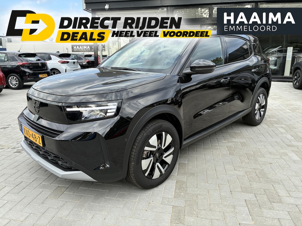 Opel Frontera 1.2 Turbo 145Pk Automaat Hybrid GS | DEMO | Climate control | Navigatie | Winterpakket | Camera | Parkpilot | Led | Private-Glas | Elektrisch Pakket | LM-Velgen