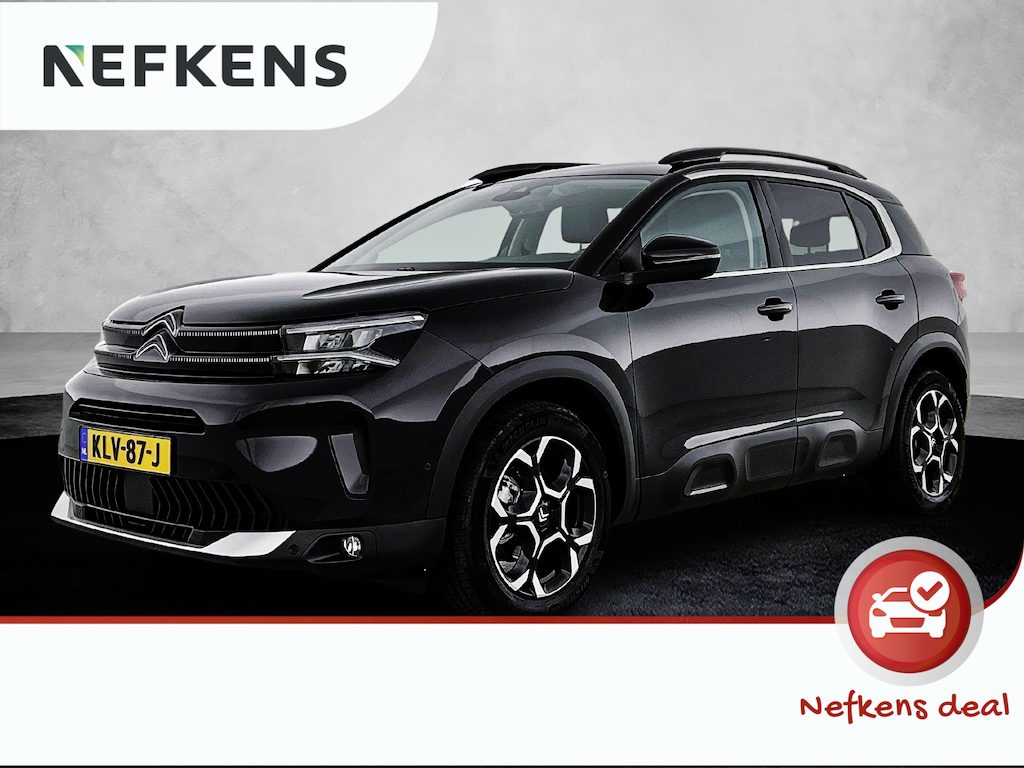 Citroën C5 Aircross 1.2 Hybrid 136 Max | Navigatie | Adaptieve Cruise Control | Achteruitrij Camera | Dodehoek Bewaking | Keyless Entry/Start | Apple Carplay/Android Auto | Climate Control |