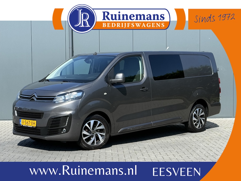 Citroën Jumpy 2.0 BlueHDI 123 PK SPORT / DUBBELE CABINE / L3H1 / 6-PERSOONS / 1e EIG. / CRUISE / PDC / BLINDSPOT