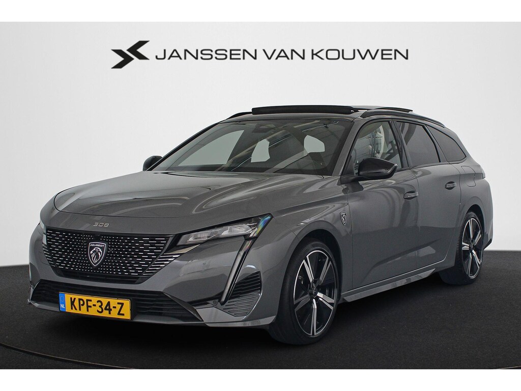 Peugeot 308 SW 1.6 Plug-in Hybrid 180 GT Pano Trekhaak Stuur-Stoelverwarming Massage 360 Camera