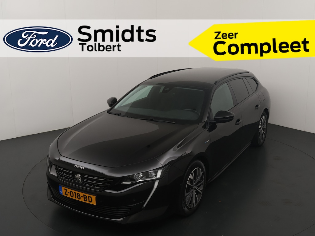 Peugeot 508 1.6 HYbrid Allure Pack Business | Stoelverwarming | AR Camera | Trekhaak | Dodehoek detectie | Elekt. achterklep | Adapt. Cruise