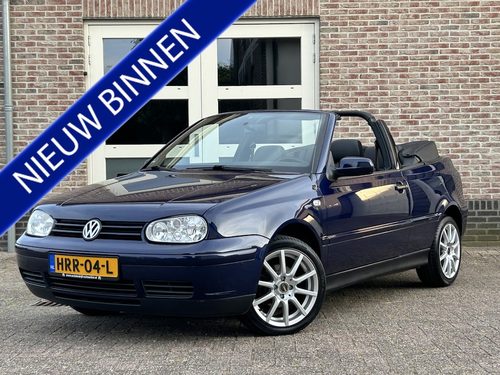 Volkswagen Golf Cabriolet 2.0 Trendline Blauwe Kap, NW.APK