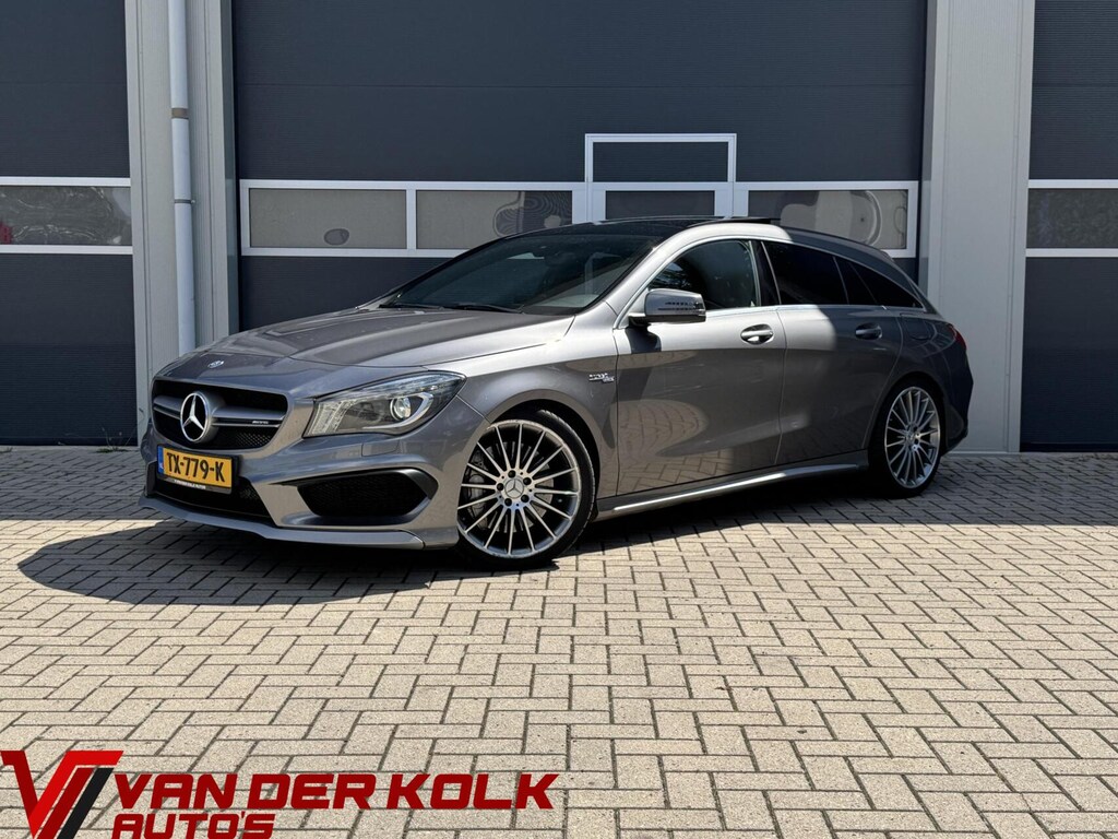 Mercedes-Benz CLA Shooting Brake AMG 45 4MATIC OrangeArt Edition | Alcantara/Leder | Panorama | Xenon | Camera | Navigatie