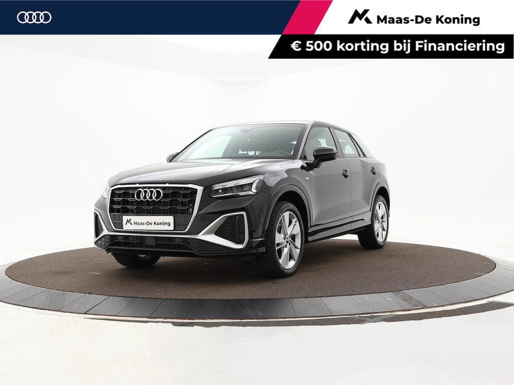 Audi Q2 35 TFSI 150pk S-Tronic S Edition · Camera · Keyless · ACC · Matrix LED · Audi Sound · Apple/Android Car Play · Virtual Cockpit ·