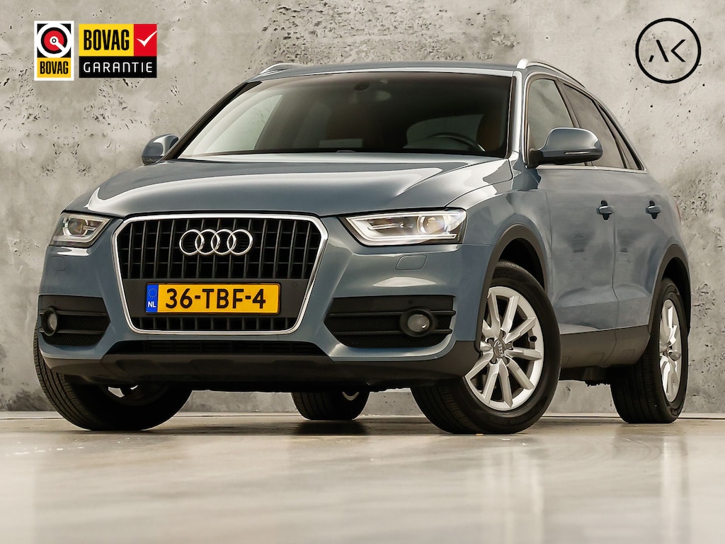 Audi Q3 2.0 TFSI Quattro Sport 211Pk Automaat (NAVIGATIE, CLIMATE, ZWART HEMEL, GETINT GLAS, BRUIN LEDER, SPORTSTOELEN, CRUISE, PARKEERSENSOREN, XENON, NIEUWSTAAT)