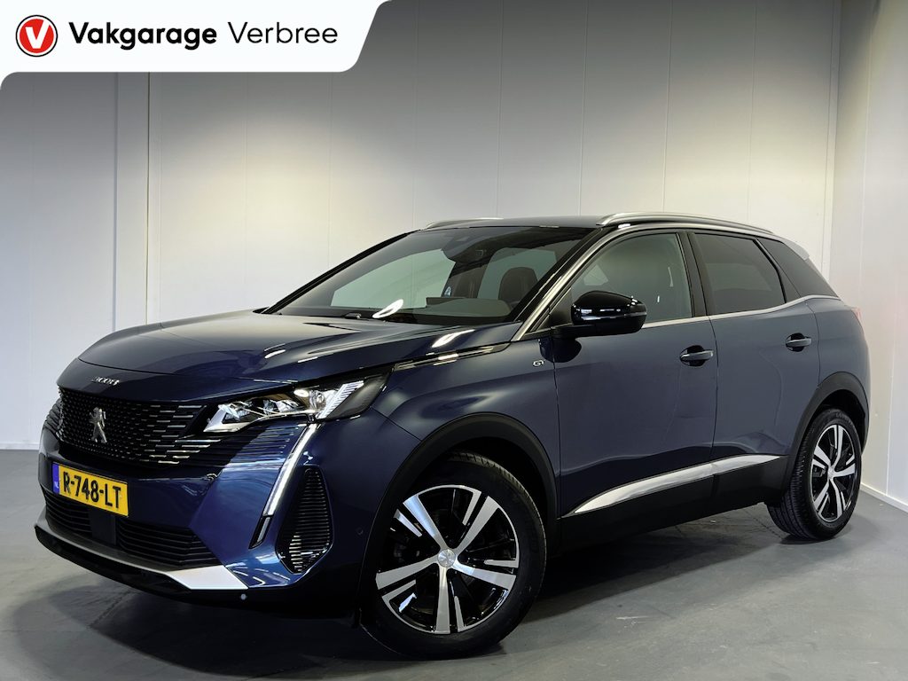 Peugeot 3008 1.2 Turbo GT | Navigatie/Android/Apple Carplay | LM Velgen 18" | Voorstoelen Verwarmd + Massage | Cruise Control Adaptief | Airco |