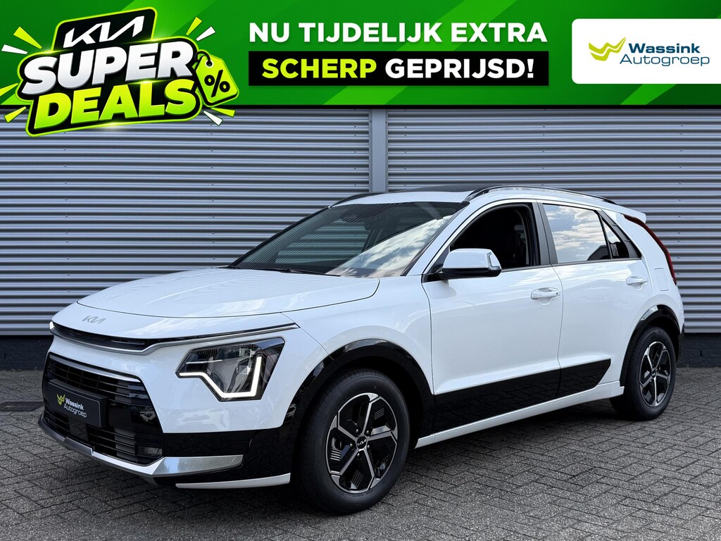Kia Niro Hybrid 1.6 GDi DynamicPlusLine | Schuif/Kanteldak | Stoel/Stuurwielverwarming | HUD |