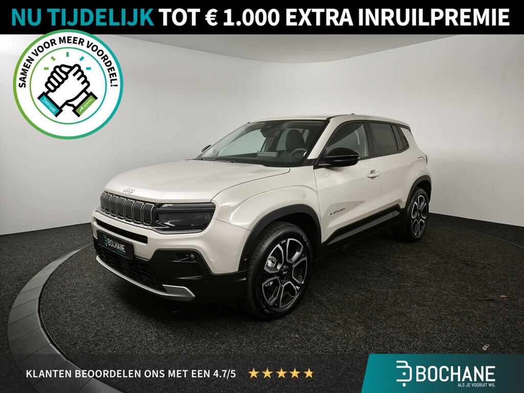 Jeep Avenger Summit 54 kWh | Camera | SoH 97,8% | Adaptieve cruise | AppleCarplay AndroidAuto Navigatie | LED |
