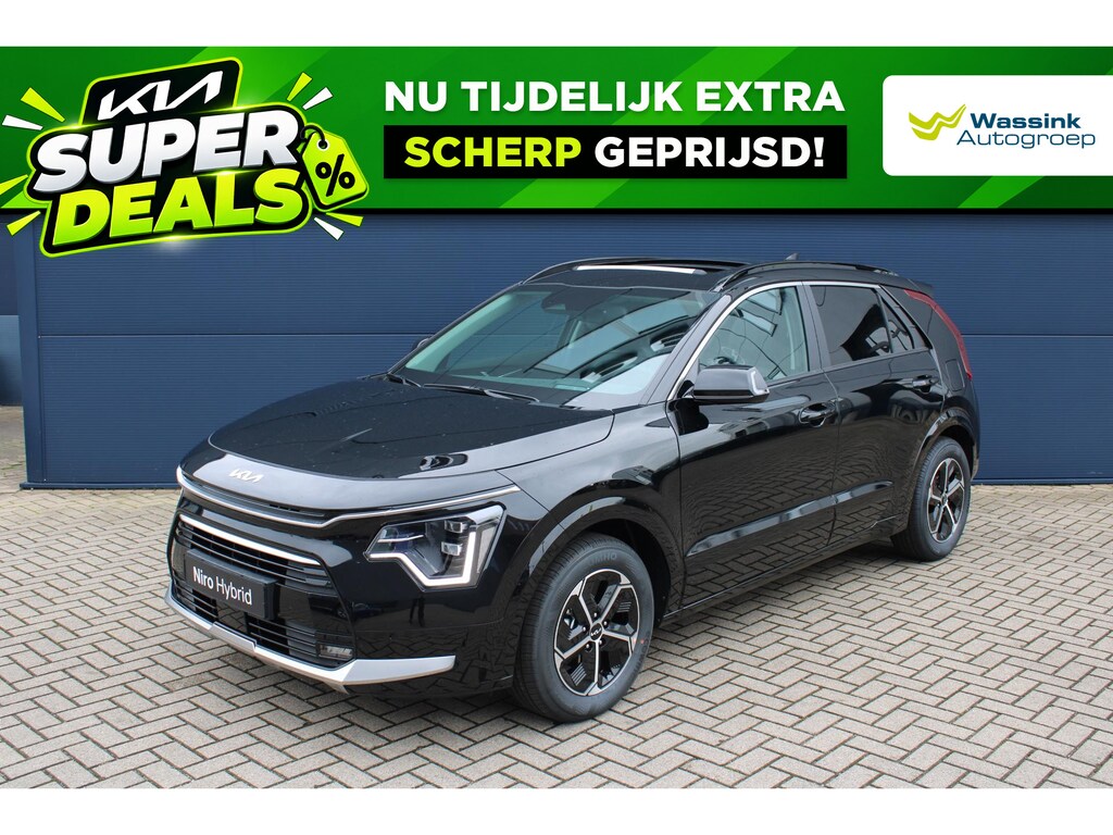 Kia Niro Hybrid 1.6 GDi DynamicPlusLine | VOORRAAD VOORDEEL | Navigatie | Stoelverwarming | LED |