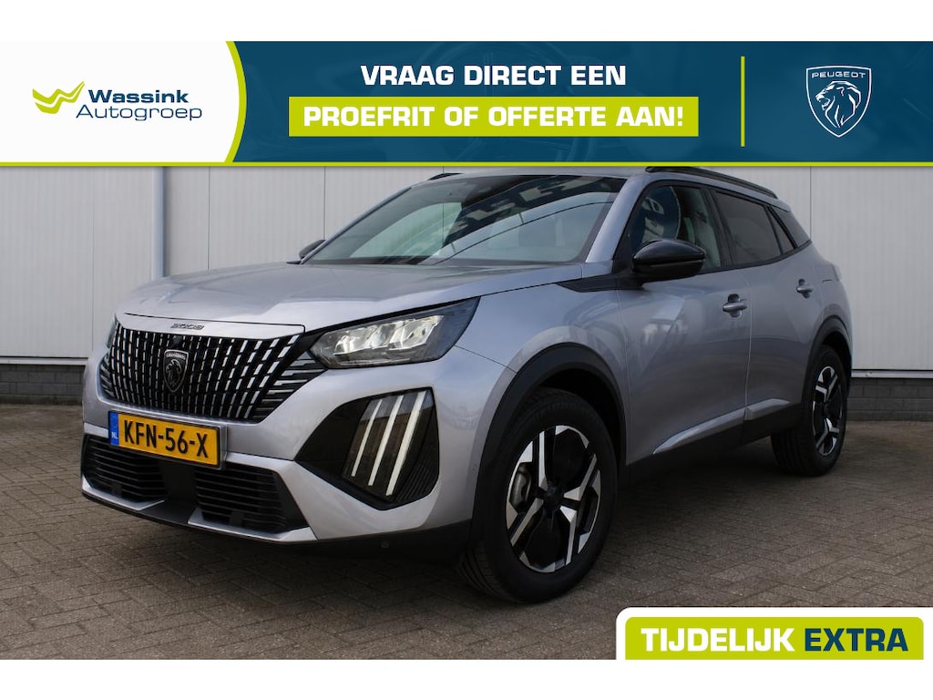 Peugeot 2008 1.2 Hybrid 145 Allure VOORRAAD VOORDEEL | Navigatie | Parkeercamera | Parkeersensoren | LED |
