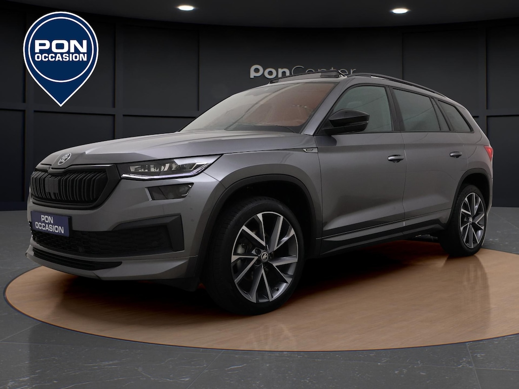 Skoda Kodiaq 1.5 TSI Sportline | Pano Dak | Trekhaak | Camera | ACC | Stuur-/Stoelverwarming V+A | Elek. Stoel | 20'' |