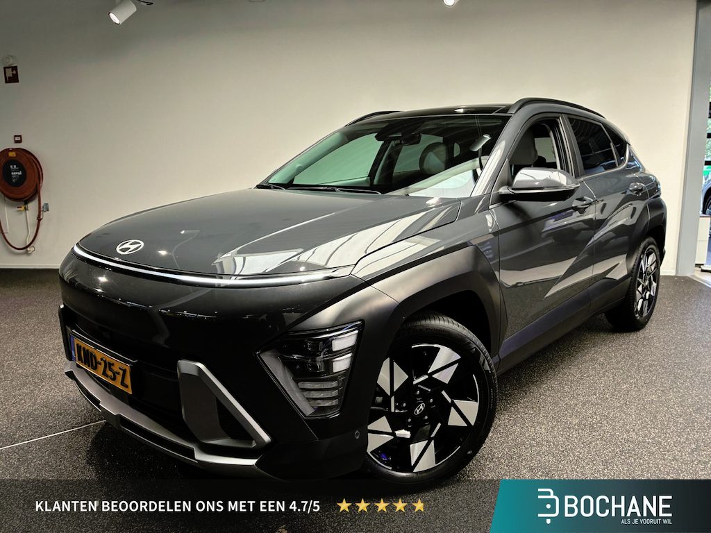 Hyundai Kona 1.6 GDI HEV Premium Sky | Panoramadak | Elektrisch verstelbare stoel | Stoel verwarming/verkoeling |