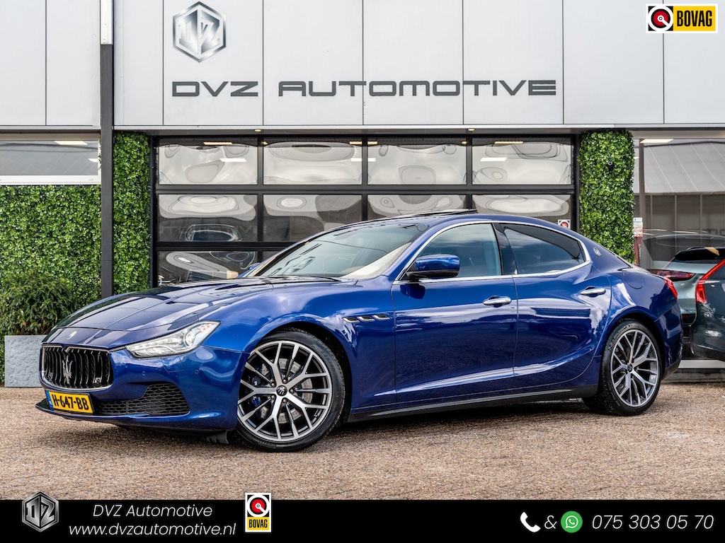 Maserati Ghibli 3.0 S Q4 410PK | Shuifdak | Vol Leder | Alcantara