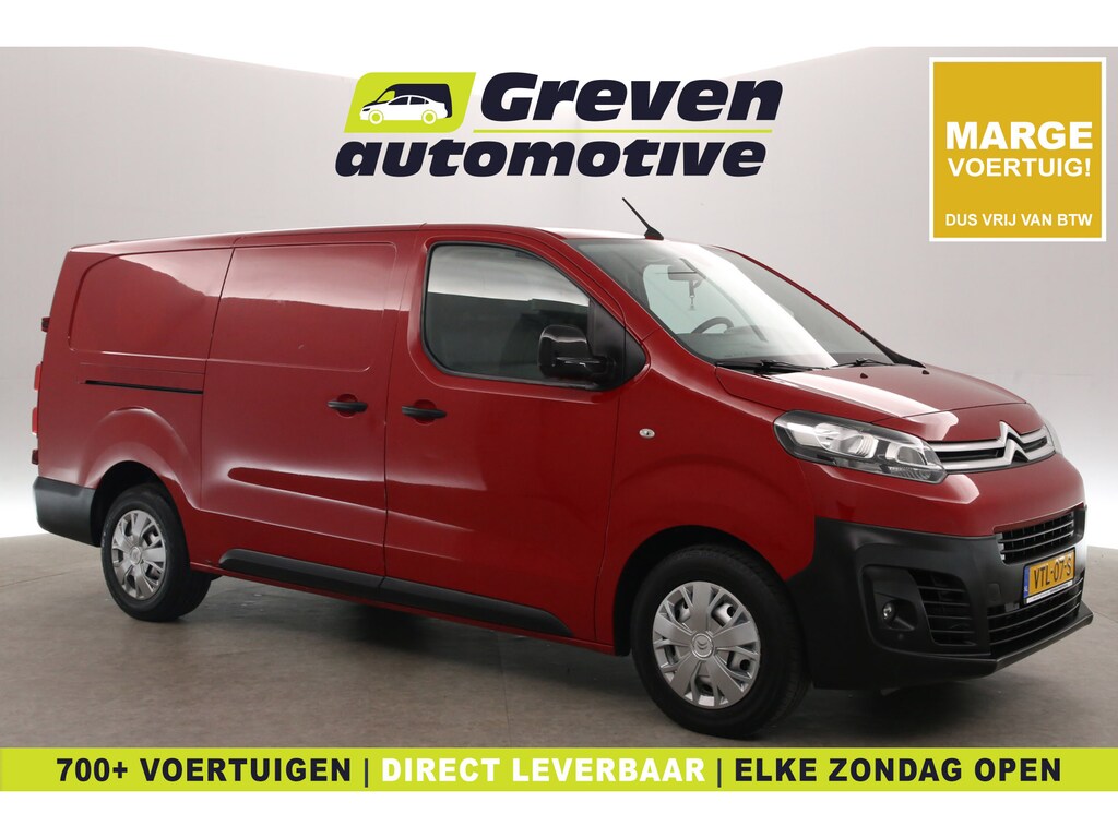 Citroën Jumpy 2.0 BlueHDI L3H1 177PK | Marge | Automaat | Airco | Cruise | Carplay | 3 Zits | Trekhaak | Parkeersens.