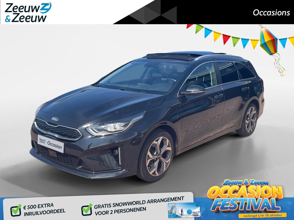 Kia Ceed Sportswagon 1.6 GDI PHEV ExecutiveLine *Automaat*Navi+Camera*Schuif/kanteldak*Climate Control*Adapt. Cruise Control*Stoelverwarming/ventilatie*Elekt. stoel*Elekt. achterklep*Zeer nette auto!