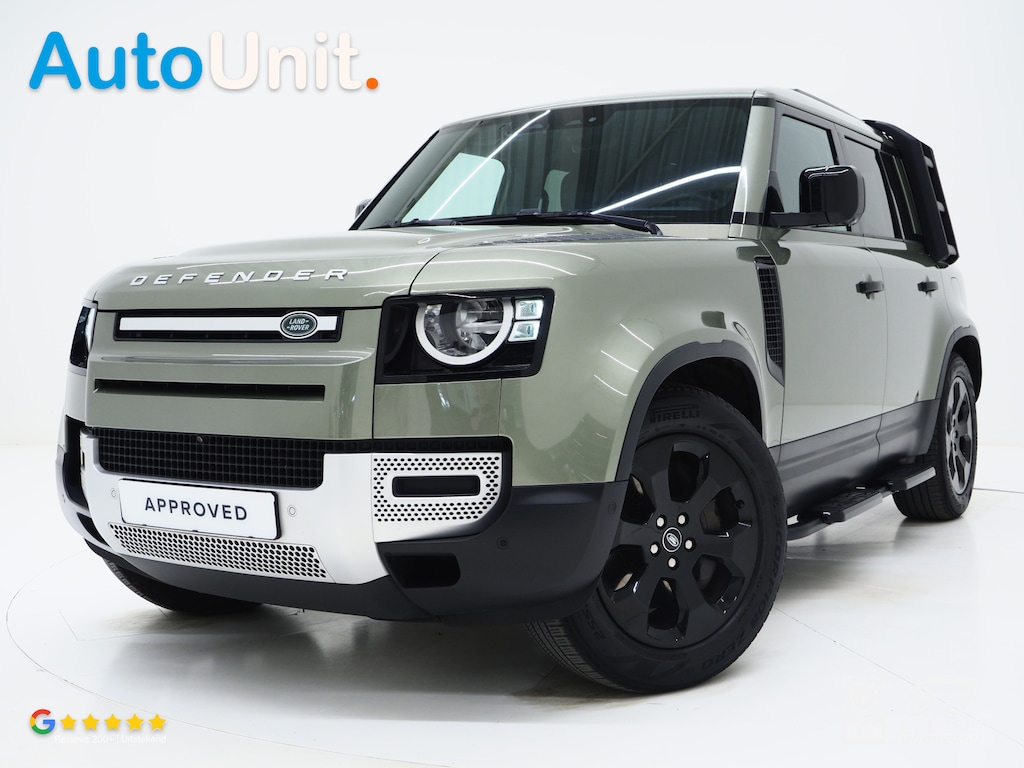 Land Rover Defender 110 2.0 P400e 110 | Panoramadak | Trekhaak | Leder | Stoelventilatie | Luchtvering | 360 | Memory