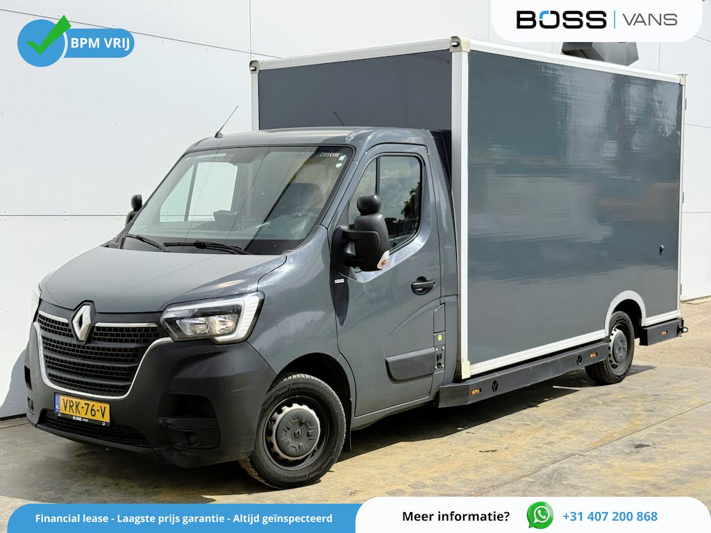 Renault Master Plancher T35 2.3 DCI 150PK Lowliner Bakwagen Airco Cruise Control Camera Foodtruck Meubelbak Paardenwagen