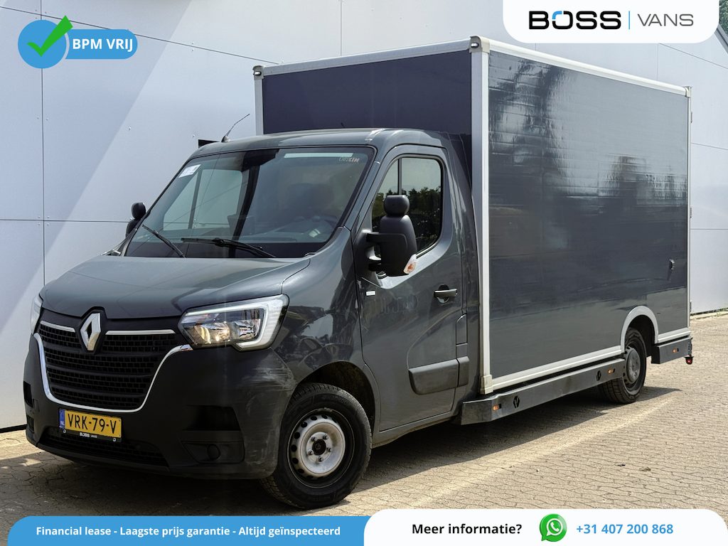Renault Master Plancher T35 2.3 DCI 150PK Lowliner Bakwagen Airco Cruise Control Camera Foodtruck Meubelbak Paardenwagen