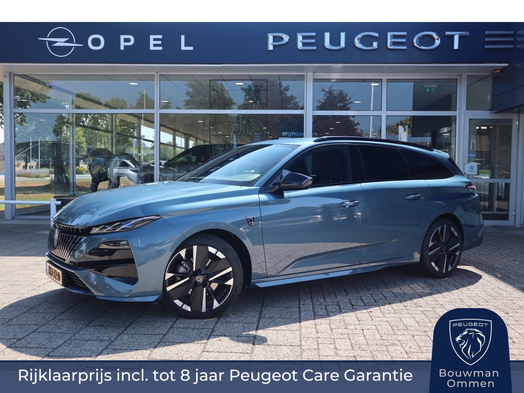 Peugeot 308 SW GT Hybrid 145PK e-DCS6 Automaat, Rijklaarprijs, Adaptieve Cruise Control 360 graden Camera Navigatie DAB+