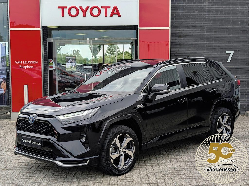 Toyota RAV4 2.5 Plug-in Hybrid AWD Style TREKHAAK ALARM STOEL- & STUUR VERWARMING ELEK. ACHTERKLEP EN BEST.STOEL. STOFFEN BEKL.