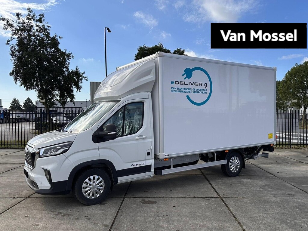 Maxus eDeliver 9 L4 Citybox 65kWh | 11kw AC | 3.500kg | 750kg Laadklep | Led | Adaptive Cruise Control | Direct leverbaar! | 24 maanden garantie! | OUTLET