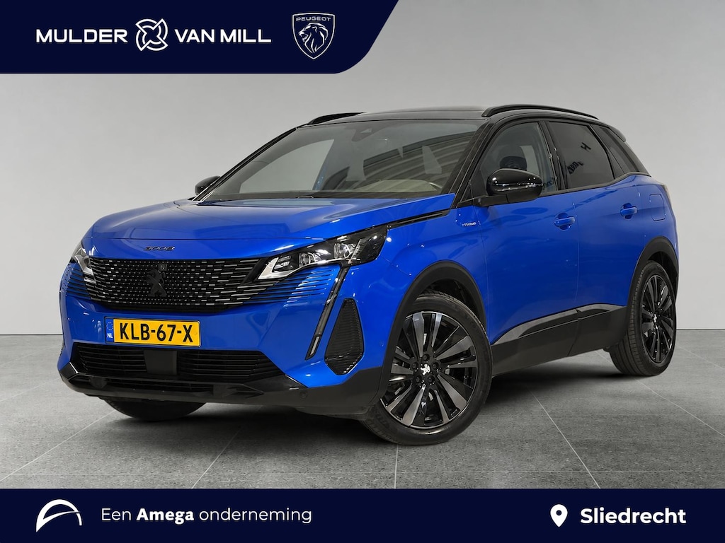 Peugeot 3008 GT Pack 1.6 HYbrid4 PHEV 300pk 4x4 e-EAT8 | SCHUIF/KANTELDAK | TREKHAAK | NAPPA LEDER | FOCAL HIFI | HANDSFREE A.KLEP | 360° CAMERA | NAVI | MASSAGE | AGR-STOELEN | BLACK PACK |