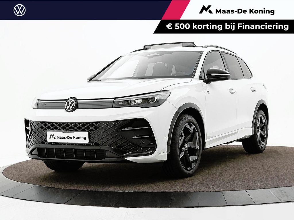 Volkswagen Tiguan 1.5eTSI/150PK R-Line Blackstyle DSG · Panoramadak · Trekhaak · Apple/Android Car Play · Camera · Garantie t/m 30-09-2030 of 100000km.