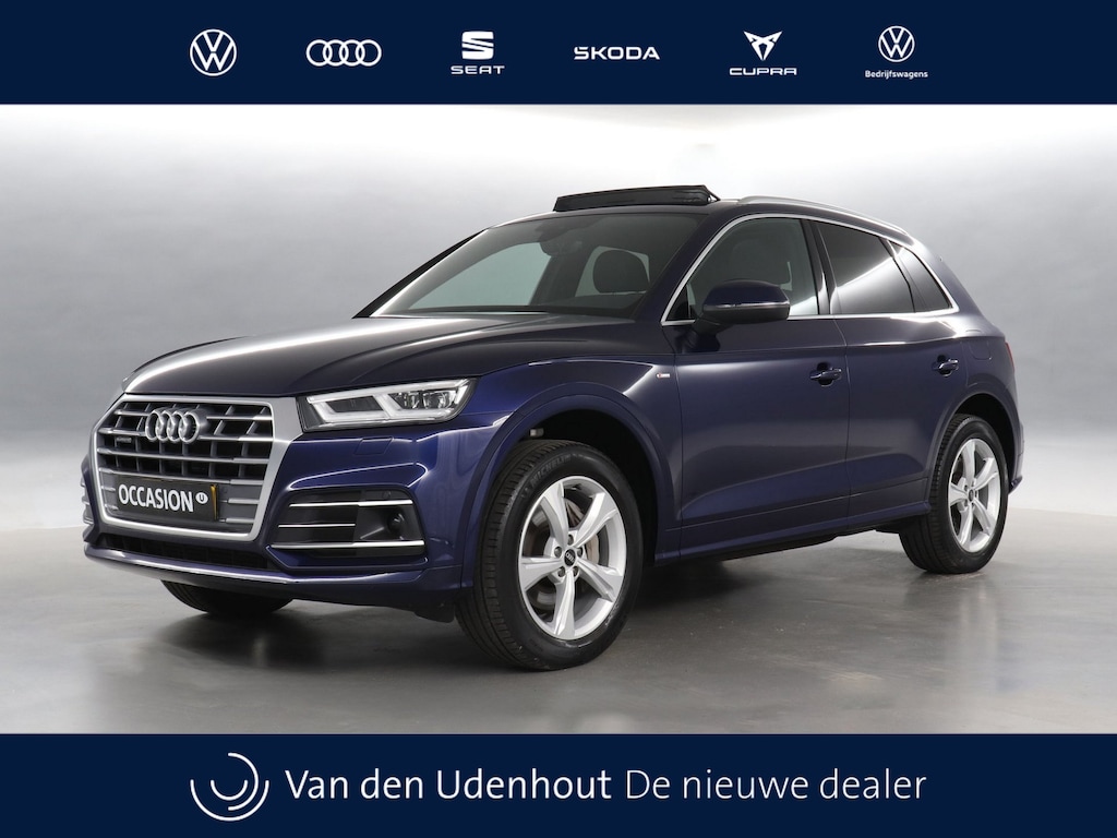 Audi Q5 55 TFSI 299pk e Quattro Competition S-Tronic / 96% SOH / Panoramadak / Stoelverwarming+Ventilatie