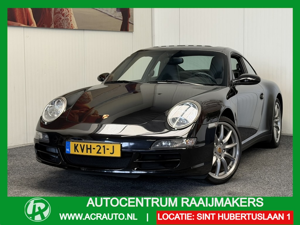 Porsche 911 3.6 CARRERA 4 TIPTRONIC LEDER NAVIGATIE CRUISE CONTROL CLIMATE CONTROL SCHUIF/KANTELDAK BLUETOOTH TELEFOON MEDIA VOORBEREIDING PDC ZEER MOOI !!