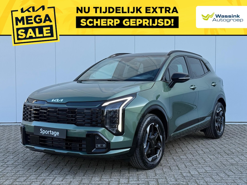 Kia Sportage 1.6 T-GDi 239pk Hybrid AT6 GT-Line | Schuif- Kanteldak | Adaptive Cruise | Camera | Navigatie | Carplay | Automatische Achterklep |