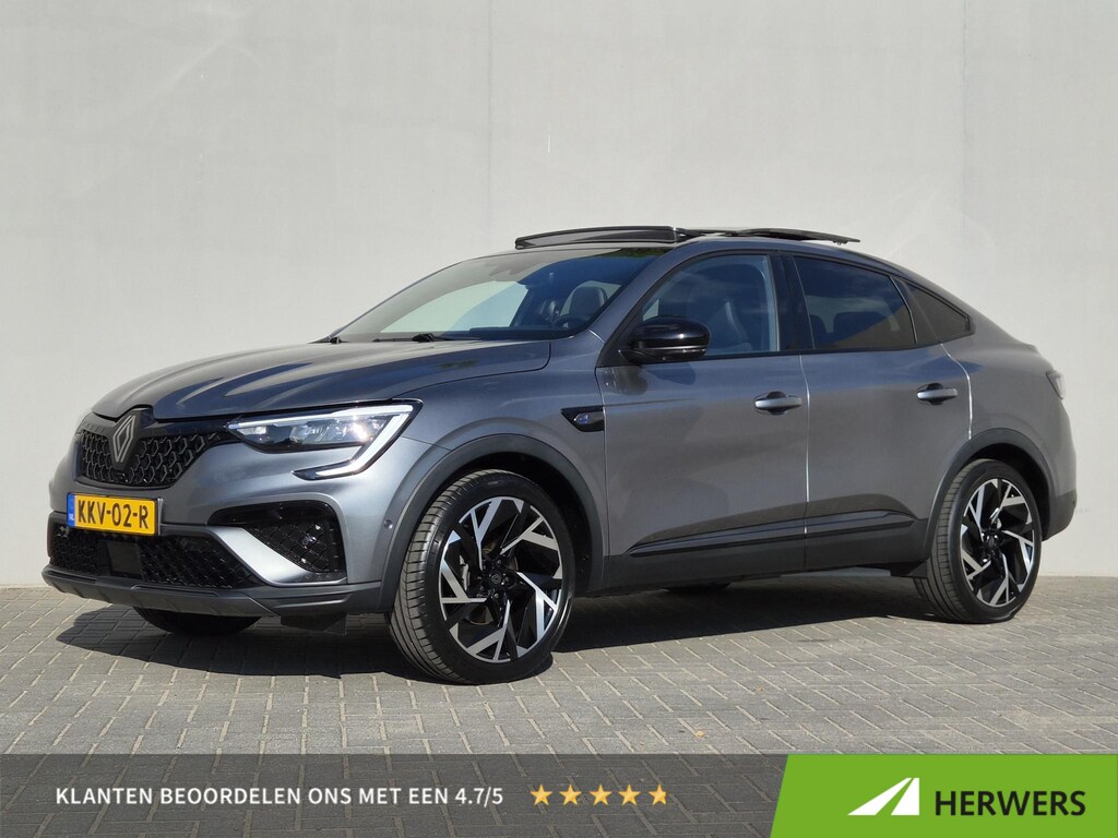 Renault Arkana 1.6 E-Tech full hybrid 145 esprit Alpine / Schuifdak / BOSE Audio / Dealer Onderhouden / Trekhaak / Stoel & Stuurverwarming / Adaptief Cruise Control / Elektrische Stoelen / 360 Graden Camera / Draadloze Lader / Apple Carplay & Android Auto / Climate Control