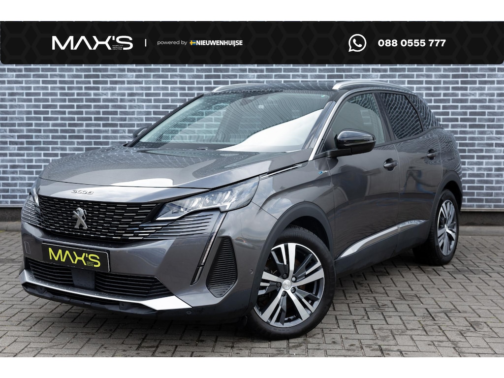 Peugeot 3008 1.6 HYbrid 225 Blue Lease Allure | Achteruitrijcamera | Parkeersensoren | Cruise Control Adaptief | Dodehoekdetectie | Keyless Entry | Elektrische Achterklep | Stoelverwarming | Two-Tone | Navigatie | Plug-in Hybrid (PHEV)
