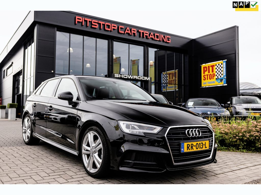 Audi A3 Sportback 1.0 TFSI 2 x S-Line, LED, NL Auto, Sportstoelen leder!