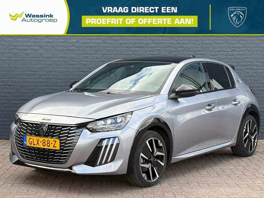 Peugeot 208 1.2 Hybrid 100 PK GT Automaat I 1e Eigenaar | Apple Carplay | Navigatie | Lane Assist | Cruise Control | Panoramadak |