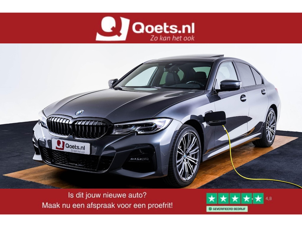 BMW 3-Serie 330e High Executive M Sport - Schuif-/kanteldak - Active Cruise Control - Head up - Elektrische verstelbare/verwarmde stoelen - Hifi - Comfort Access - BMW Laserlight - Getinte ruiten -