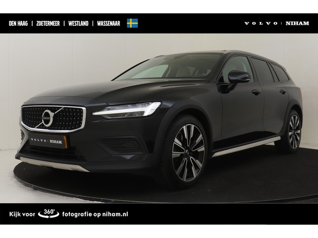Volvo V60 Cross Country B5 (M-HYBRID) AWD PRO -PANO.DAK|HARMAN/KARDON|GEVENT.LEDER|HEAD-UP DISP.|CAMERA|LEDERLOOK|PRIVACY.GLAS|TREKHAAK|STYLING|19"WINTERBANDEN