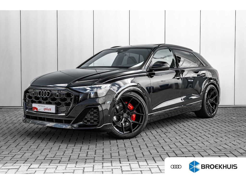 Audi Q8 60 TFSI e quattro Pro Line S Competition 490PK | Panoramadak | 23'' Vossen | Laser LED Koplampen | 4-wiel besturing | Stoelventilatie